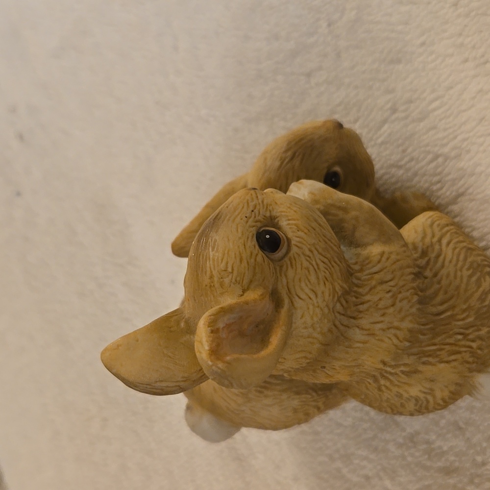 Vintage Homco Home Interior Bunny Rabbit Figurine #1455 - Picture 2 of 5